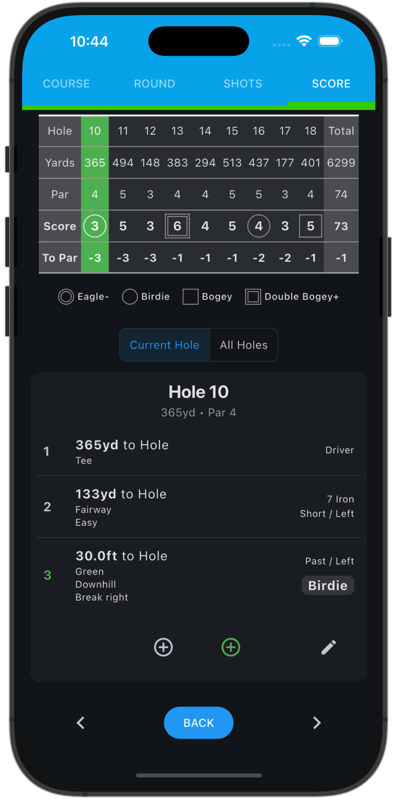Interactive Scorecard